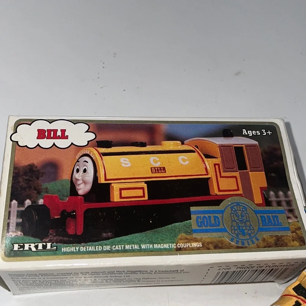 Gold Rail Train Bill Original Box 1993